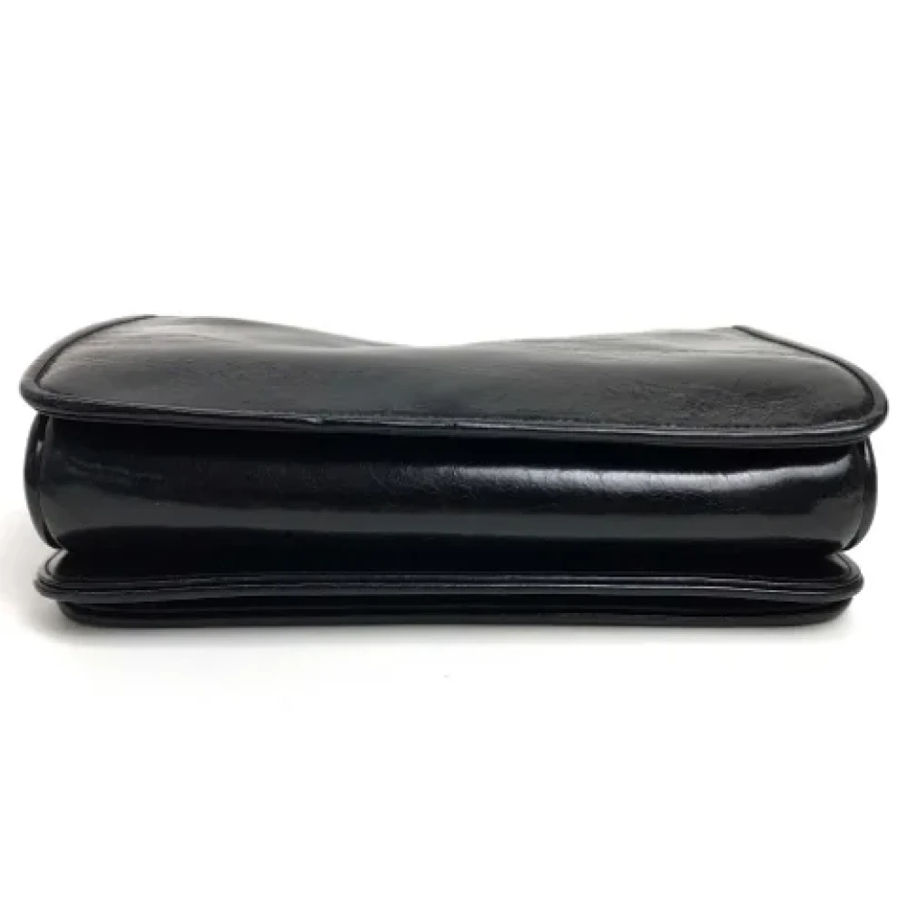 Miu Pre-owned Leather shoulder-bags Black Dames
