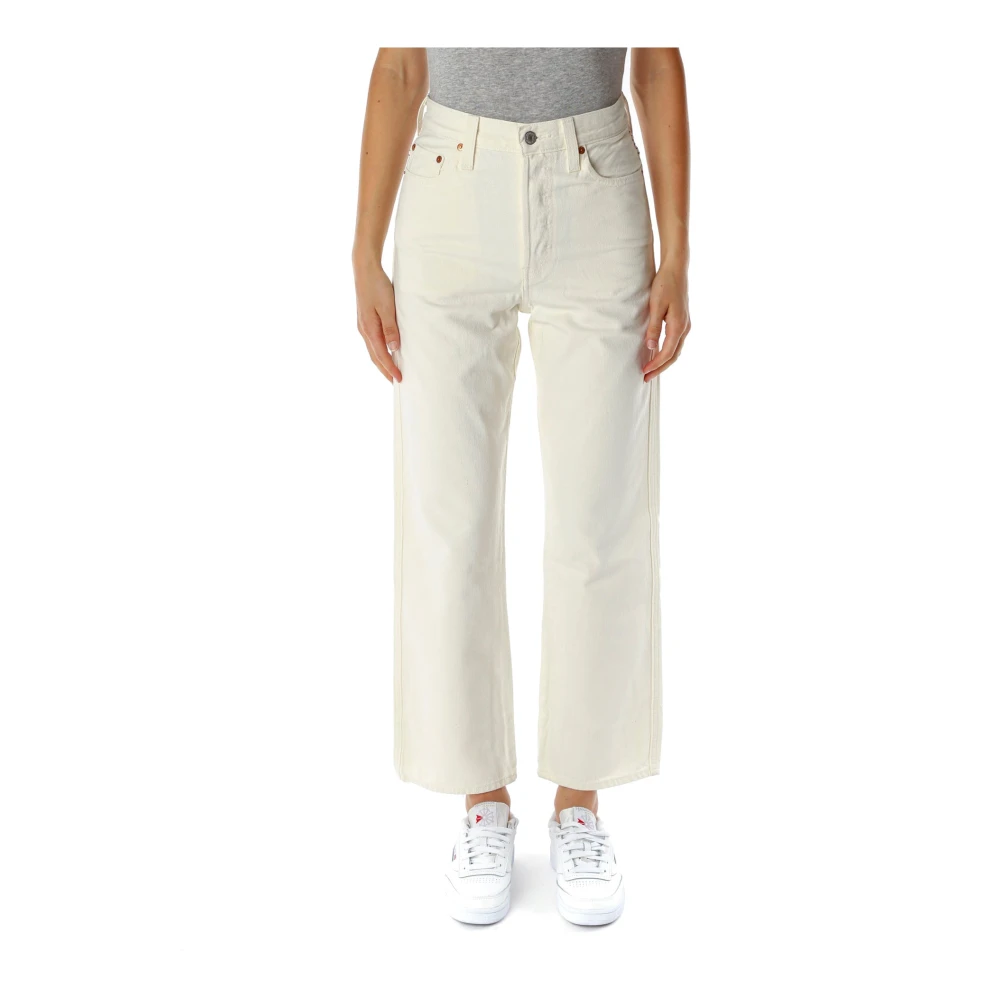 Levi's Straight Jeans Beige Dames