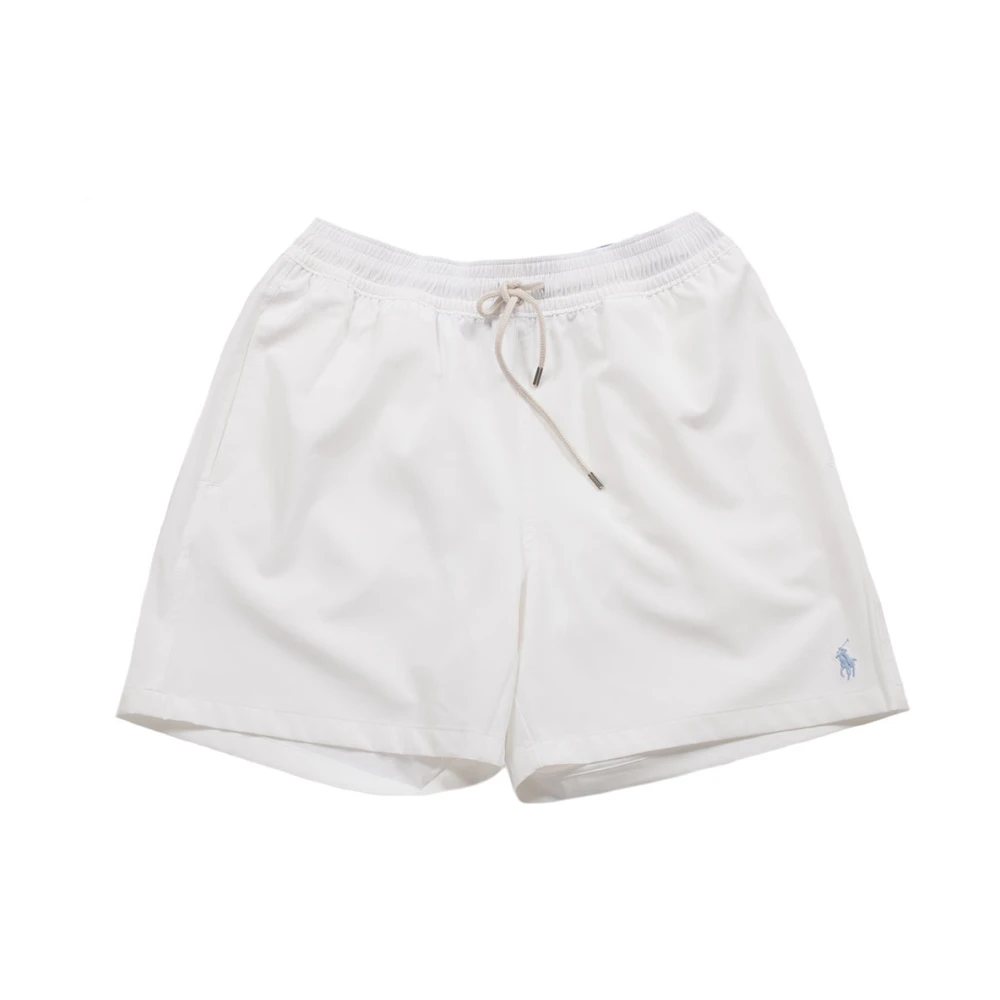 Polo Ralph Lauren Casual herenshorts met elastische tailleband White Heren