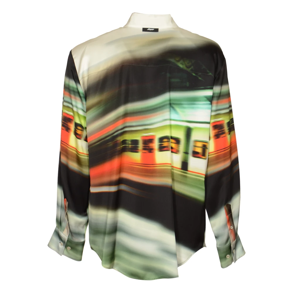 Msgm Kleurrijke Overhemden voor Mannen Multicolor Heren