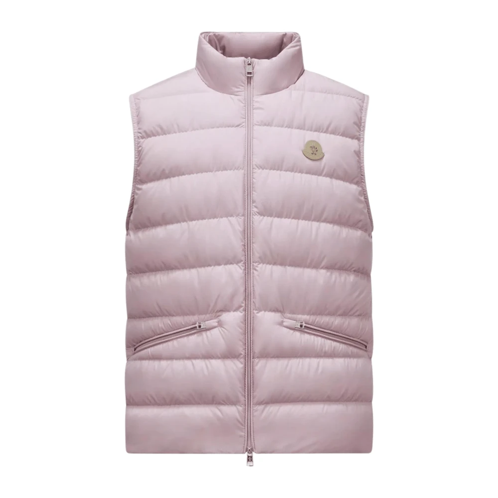 Moncler Lichtgewicht Roze Donsvest Pink Heren