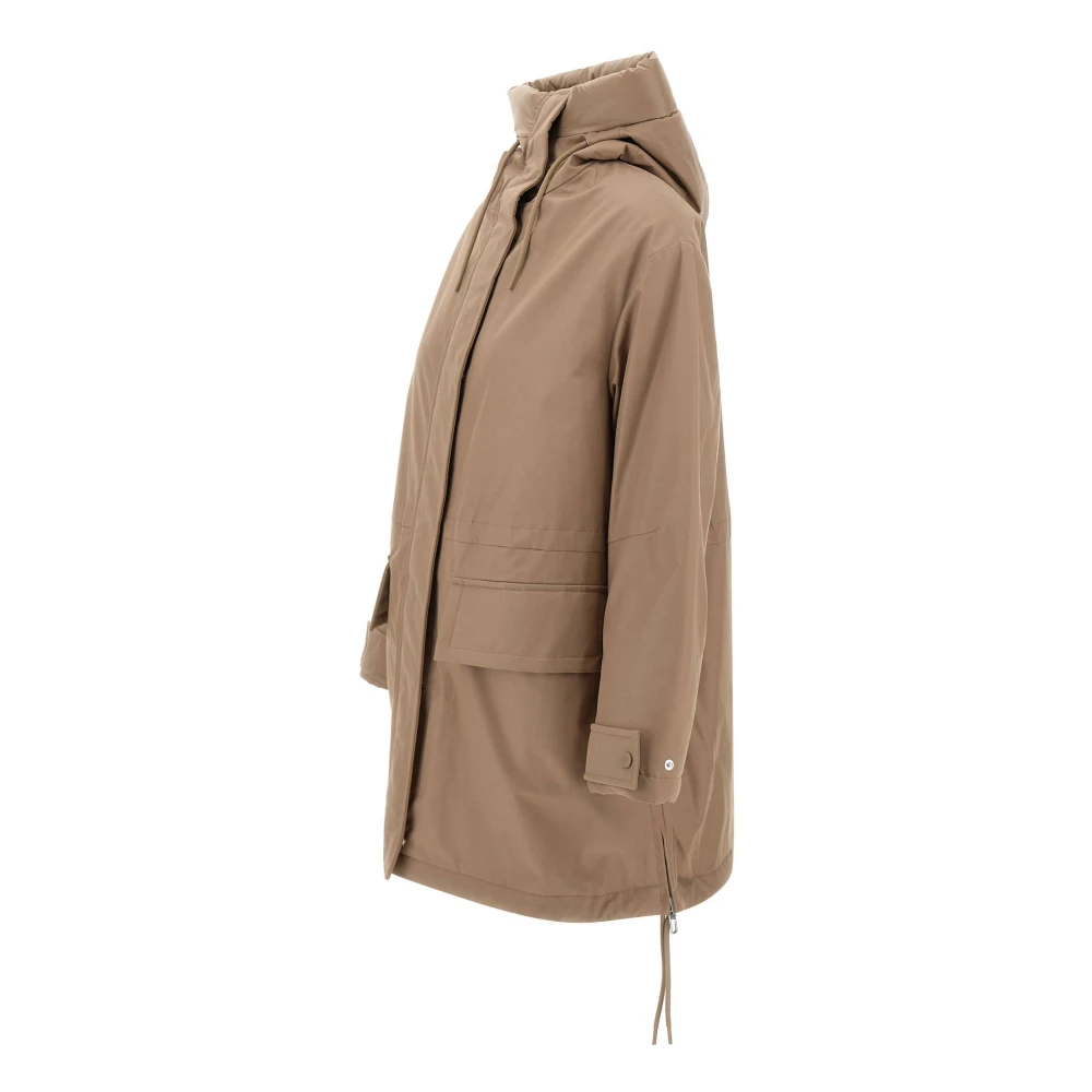 Duno Beige Winterjas Beige Dames