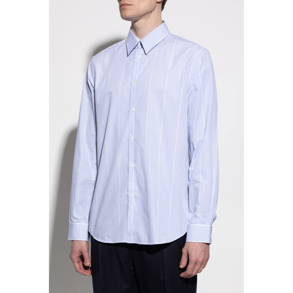 Paul Smith Overhemd met gestreept patroon Blue Heren