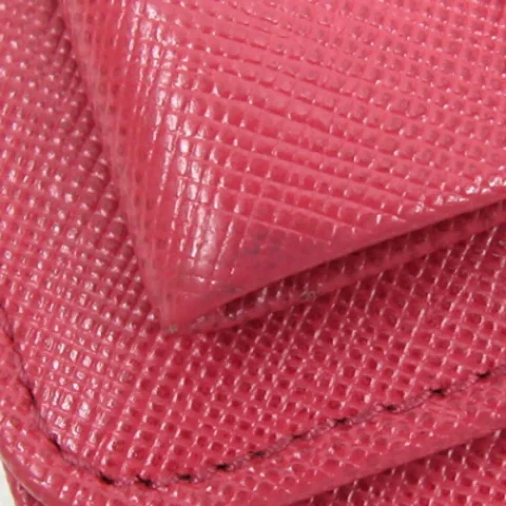 Prada Vintage Pre-owned Leather key-holders Pink Dames