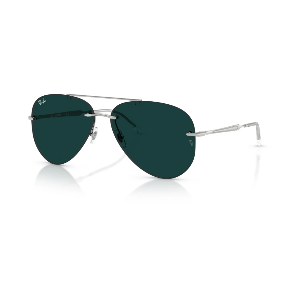 Ray-Ban Sunglasses Transitions ® Color Touch ™ Lenses - Silver Frame Green Lenses 59-14, RB3791 - Image 4