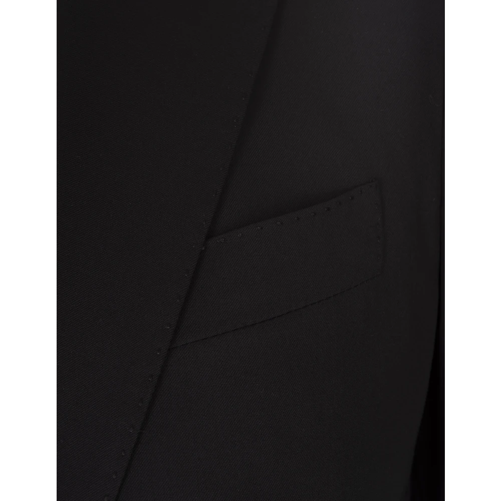 Kiton Zwarte Wollen Trui Black Dames