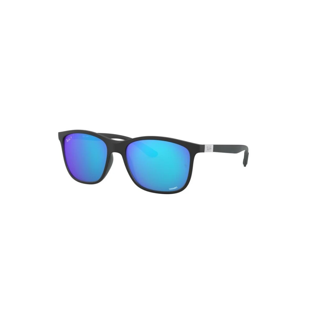 Ray - Ban Unisex Black/Blue Rb4330ch Chromance 601Sa1 Sunglasses Injected Squared Polarized Mirror - Image 5