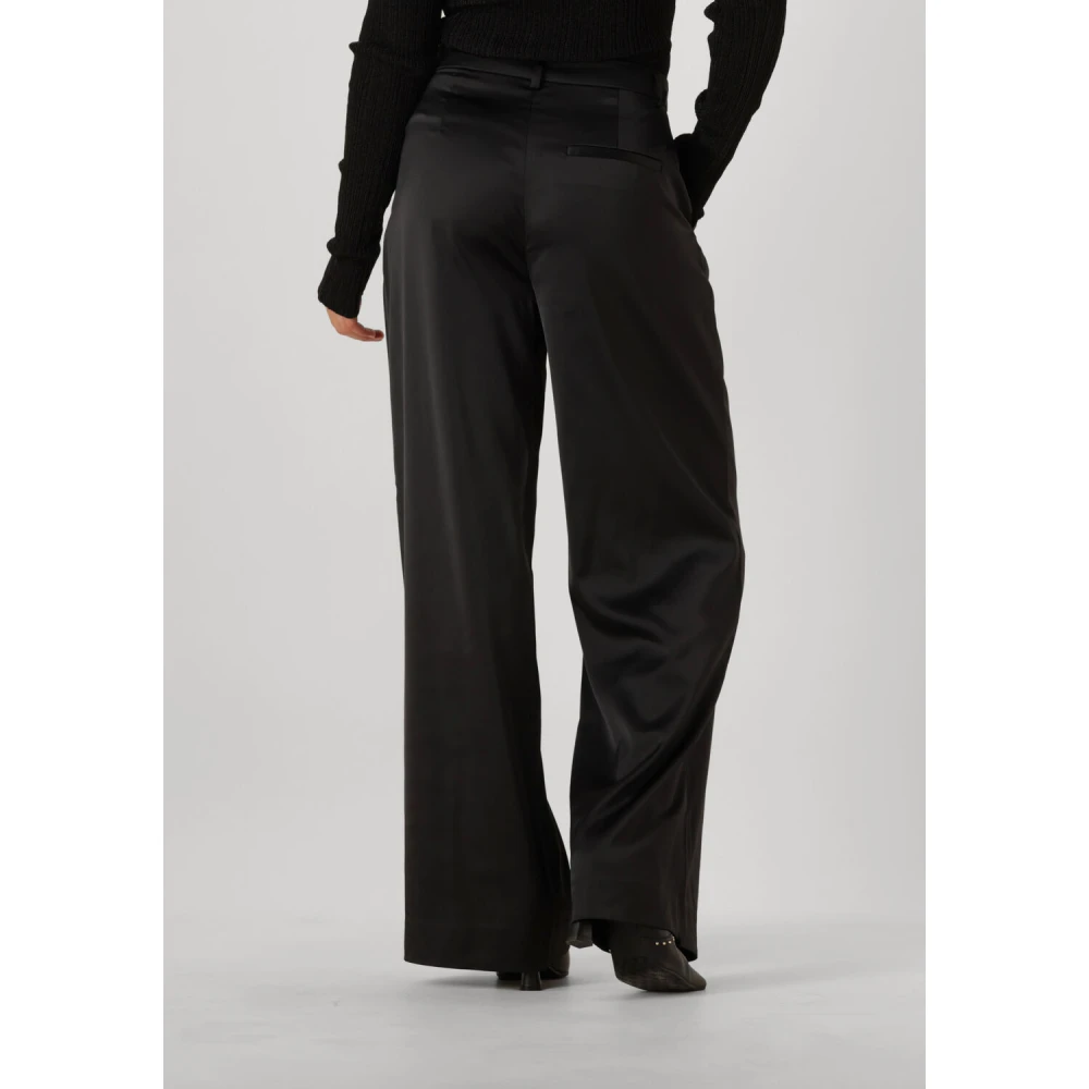 Gestuz Zwarte elegante broek voor vrouwen Black Dames