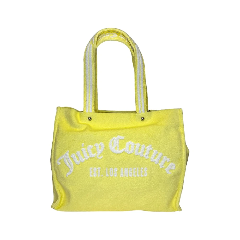 Juicy Couture Gele Handdoek Shopper Tas Yellow Dames