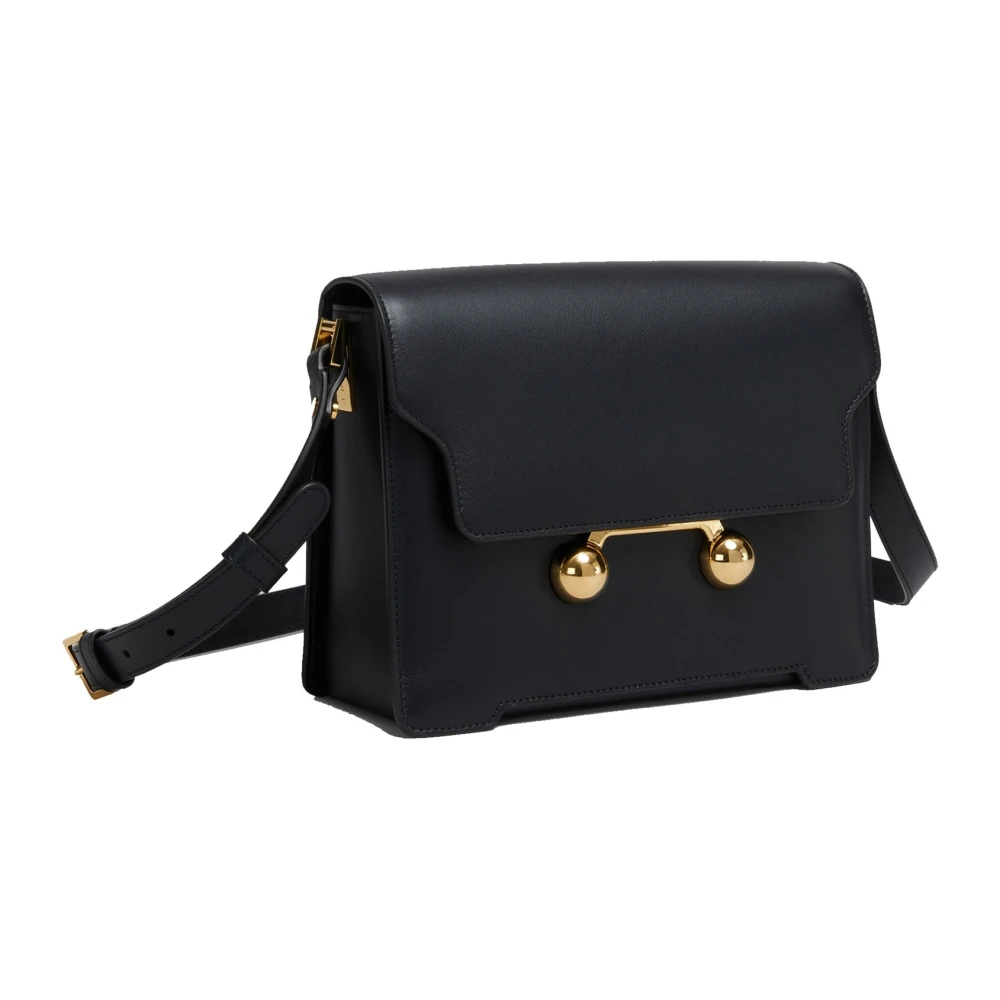Marni Trunkaroo Schoudertas met Stud Details Black Dames