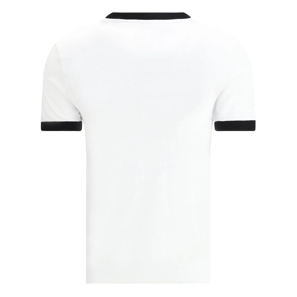 Givenchy T-shirt met ronde hals en print op de voorkant White Dames