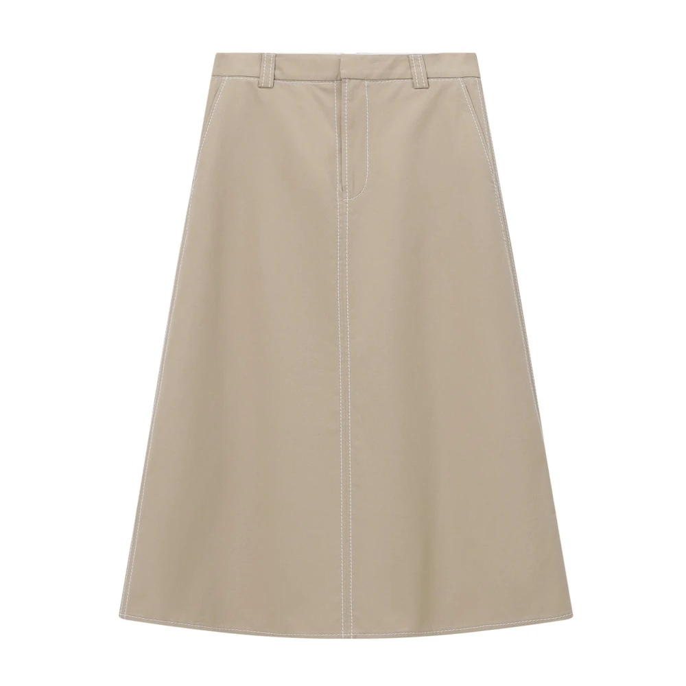 Ami Paris Beige Midi-Kjolar