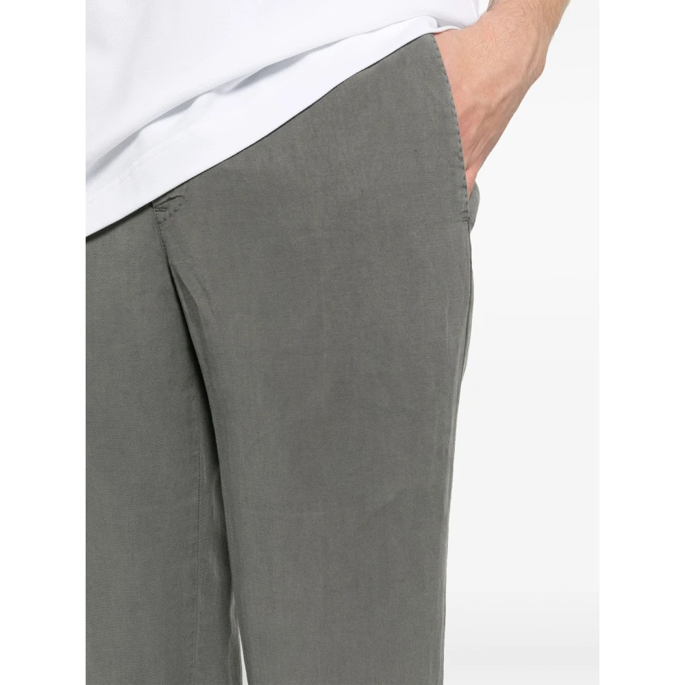 PT Torino Casual Broek met Zakken Gemaakt in Italië Gray Heren
