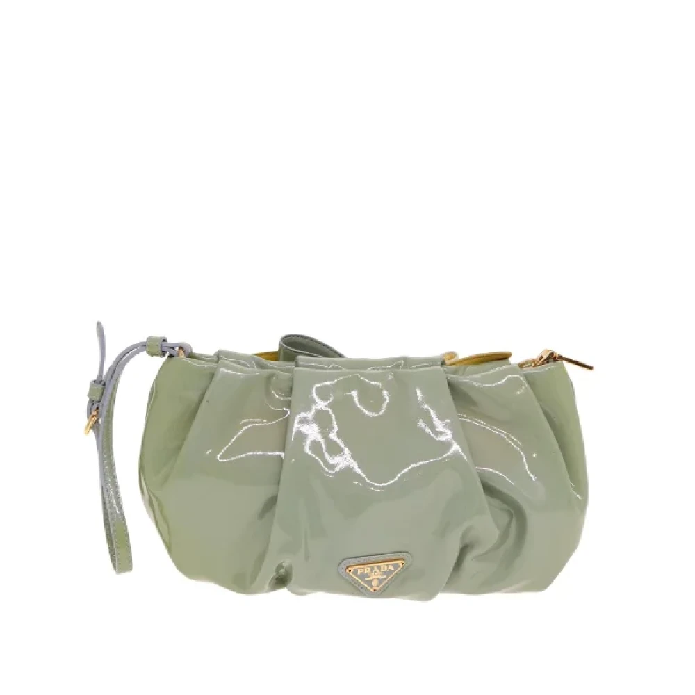 Prada Vintage Pre-owned Fabric prada-bags Green Dames