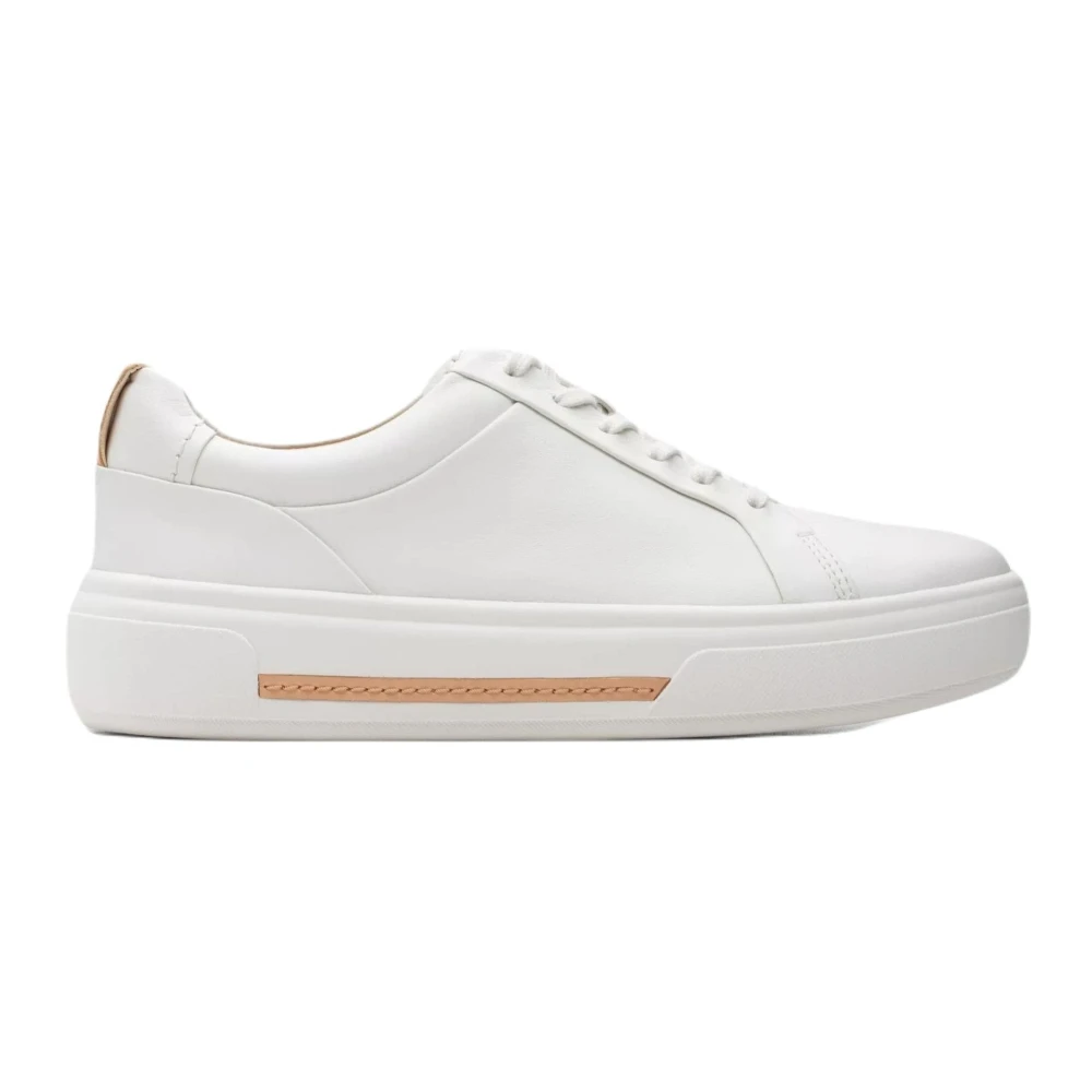 Clarks Witte damessneakers Hollyhock Walk Dames Schoenen
