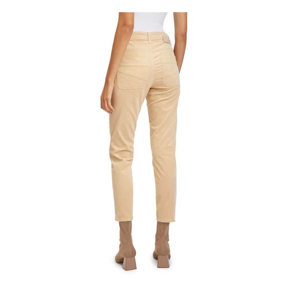 Betty & Co Casual Broek met Zakken Beige Dames