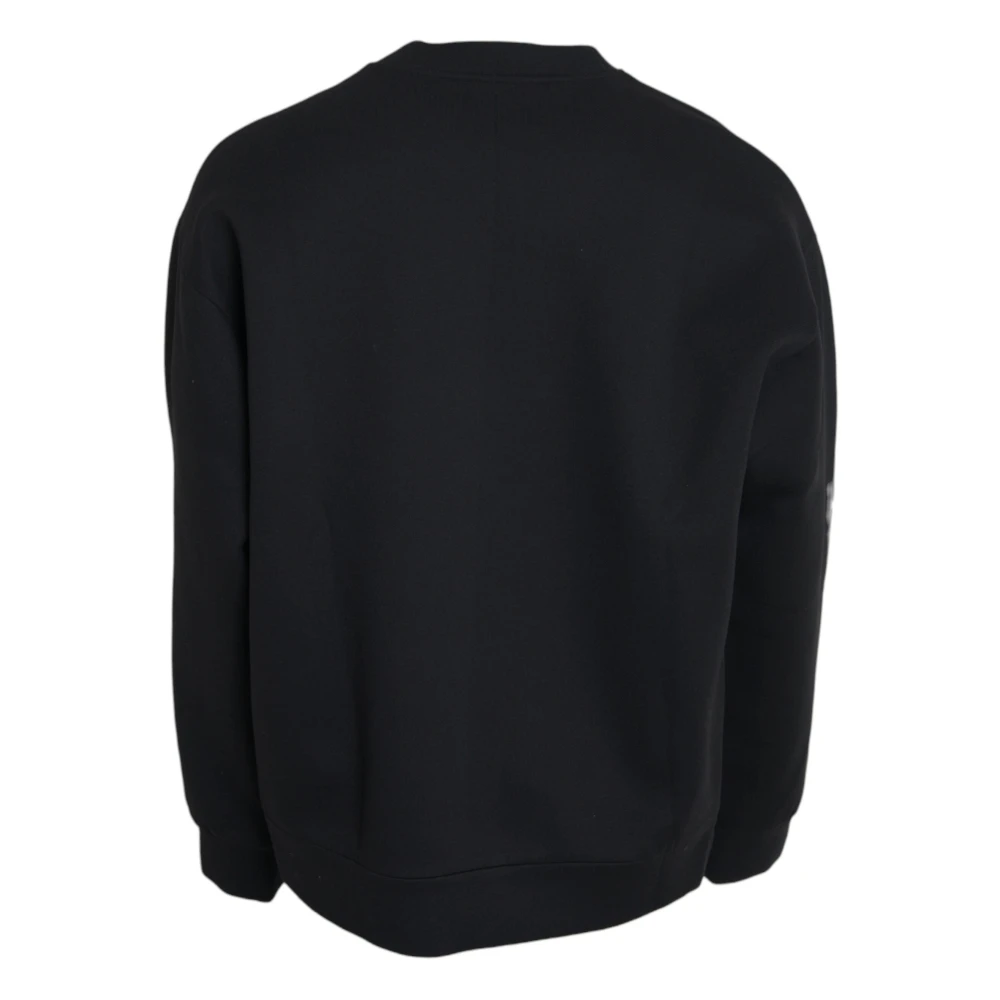 Dolce & Gabbana Zwarte DG Logo Pullover Sweater Black Heren