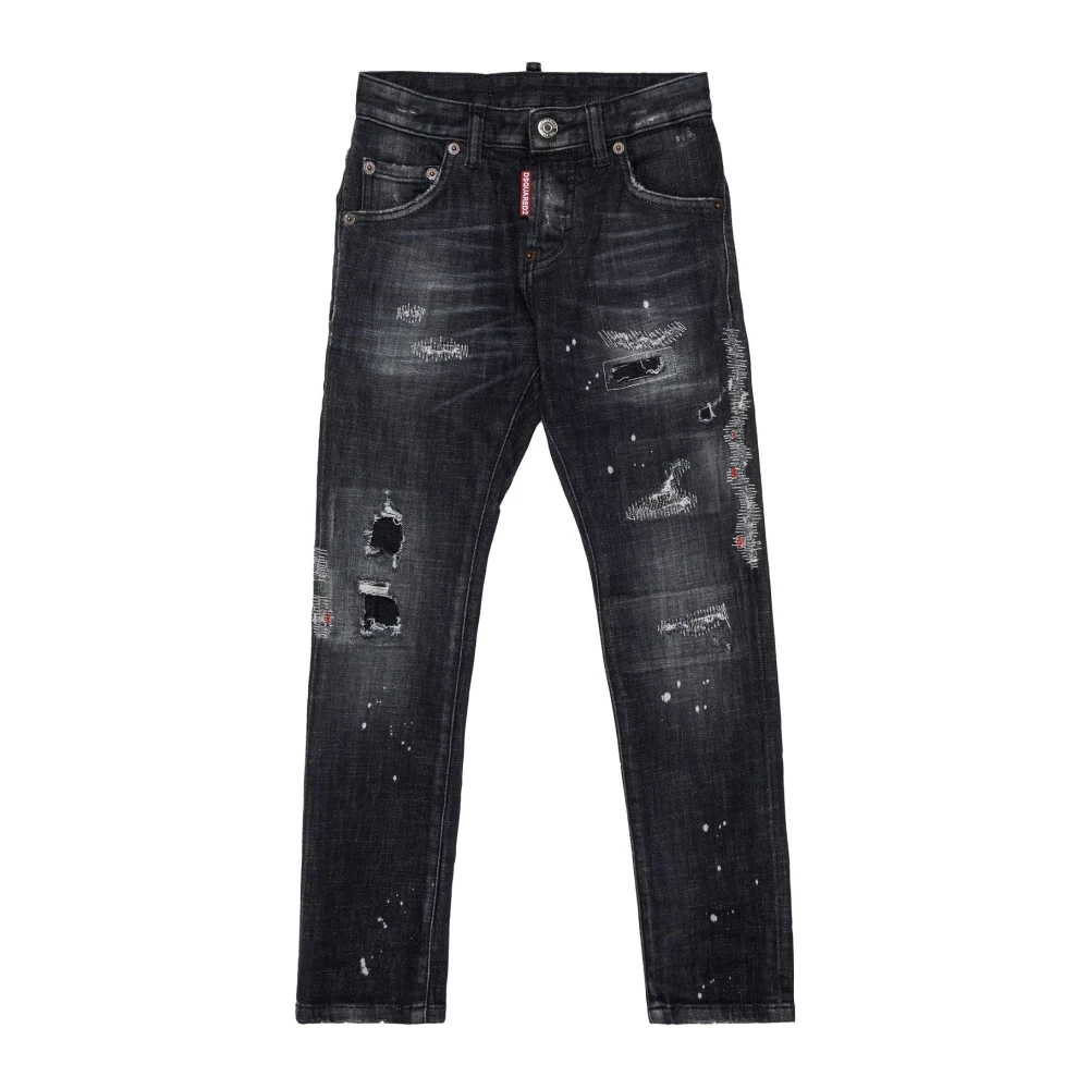Dsquared2 Boys Black Jeans, 16 Y, Jeans Cool Guy