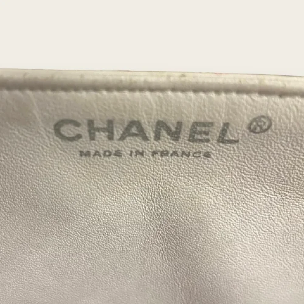 Chanel Vintage Pre-owned Leather chanel-bags Beige Dames