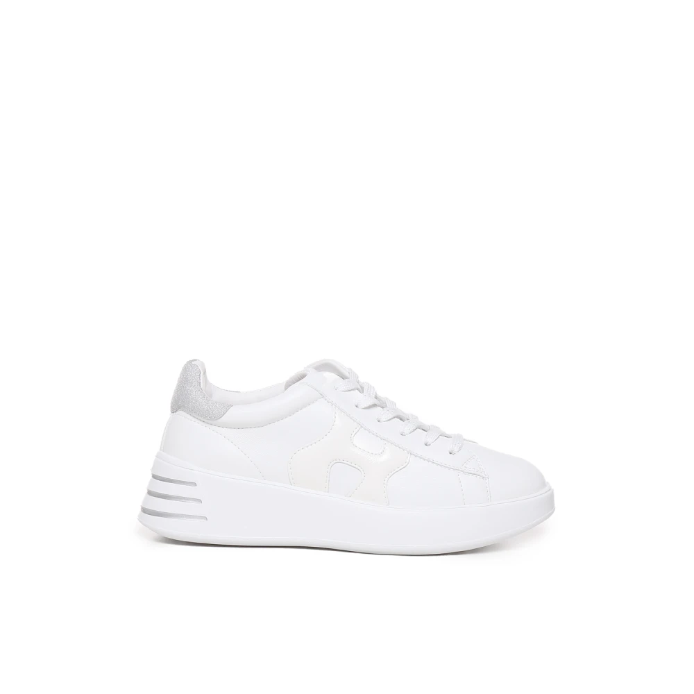 Hogan Women's White Sneakers, 8 Uk, Trainers With H Logo Detail