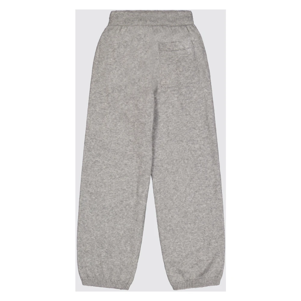Laneus Sportieve Cashmere Zijden Broek Gray Dames