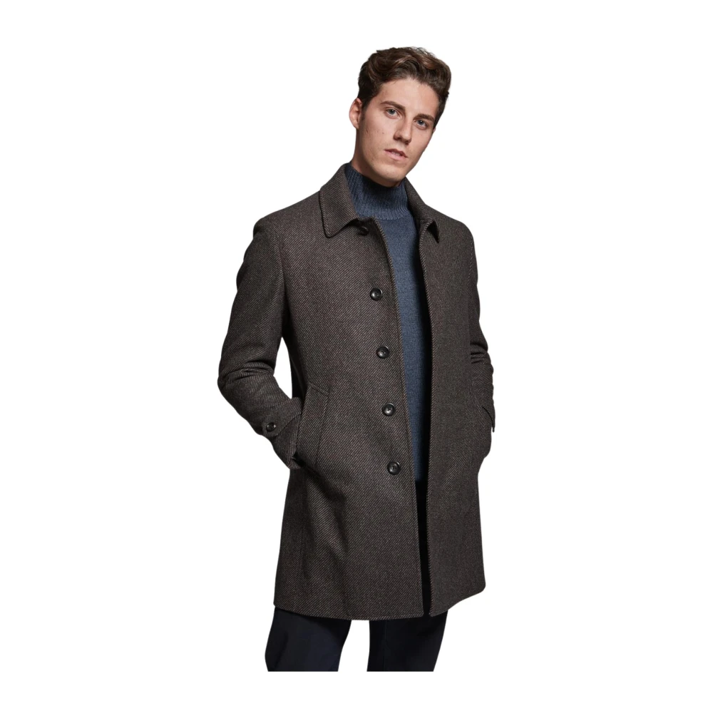 Coats > Single-Breasted Coats - - Luigi Bianchi Mantova - Modalova