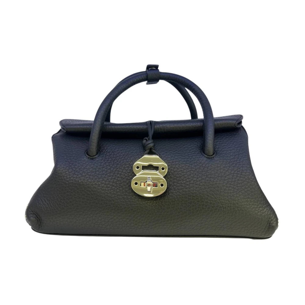 Zanellato Women's Black Stylish Dotta Handbag - Handbags - One Size - Bags