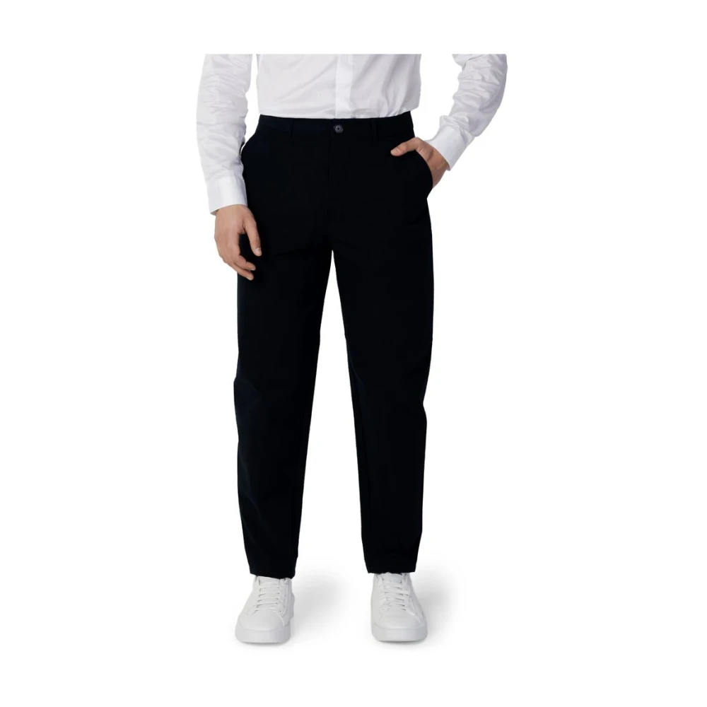 Armani Exchange , Slim-Fit Trousers, Male, Blue, W30, Blue Trousers For Men - Image 3