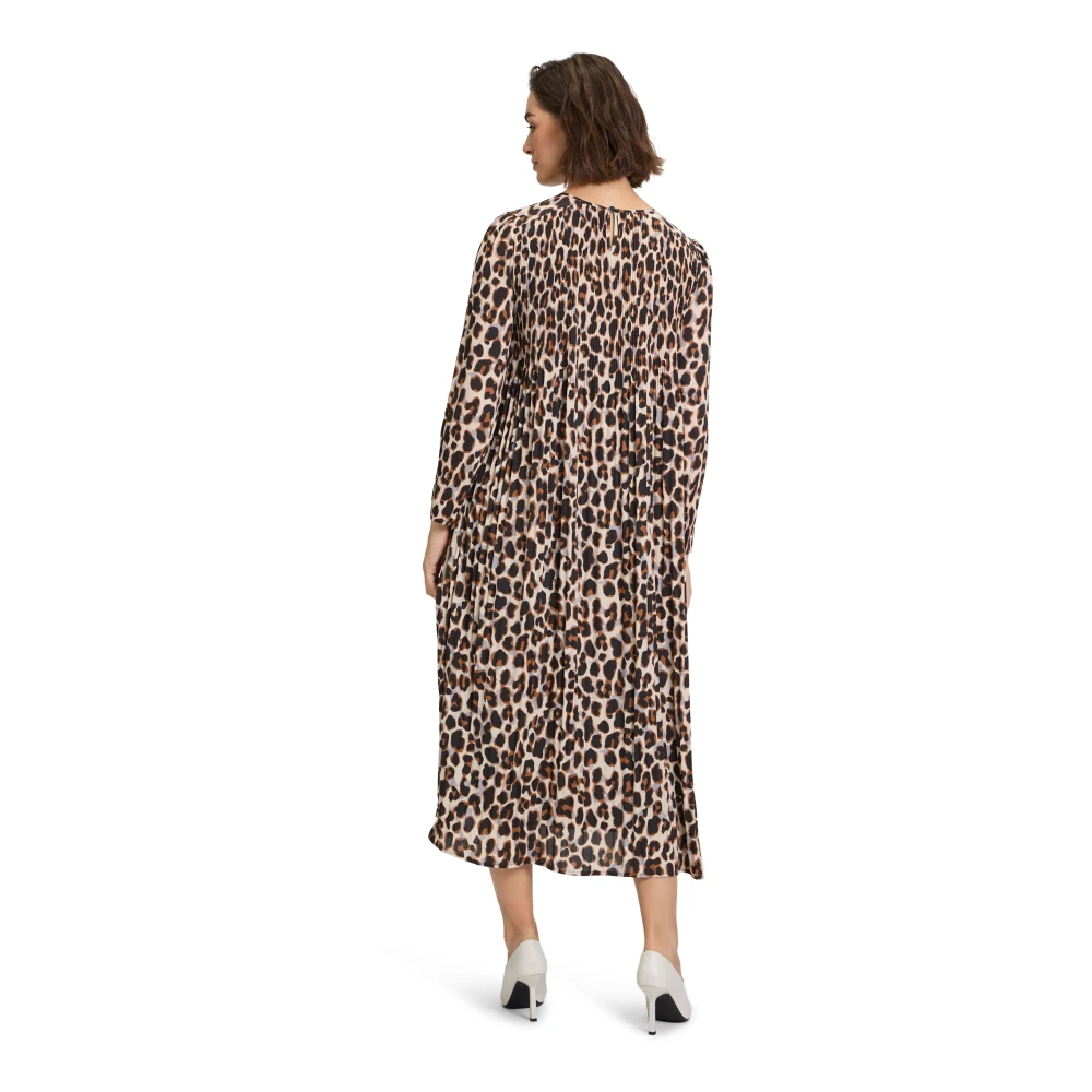 Betty Barclay Jurk met Lange Mouwen en Plooien Multicolor Dames
