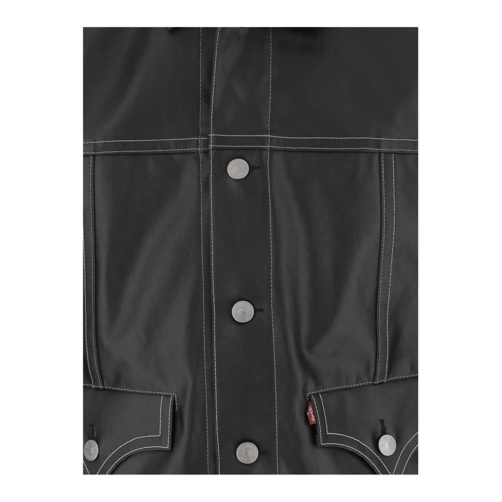 Junya Watanabe Zwarte Jassen voor Mannen Black Heren