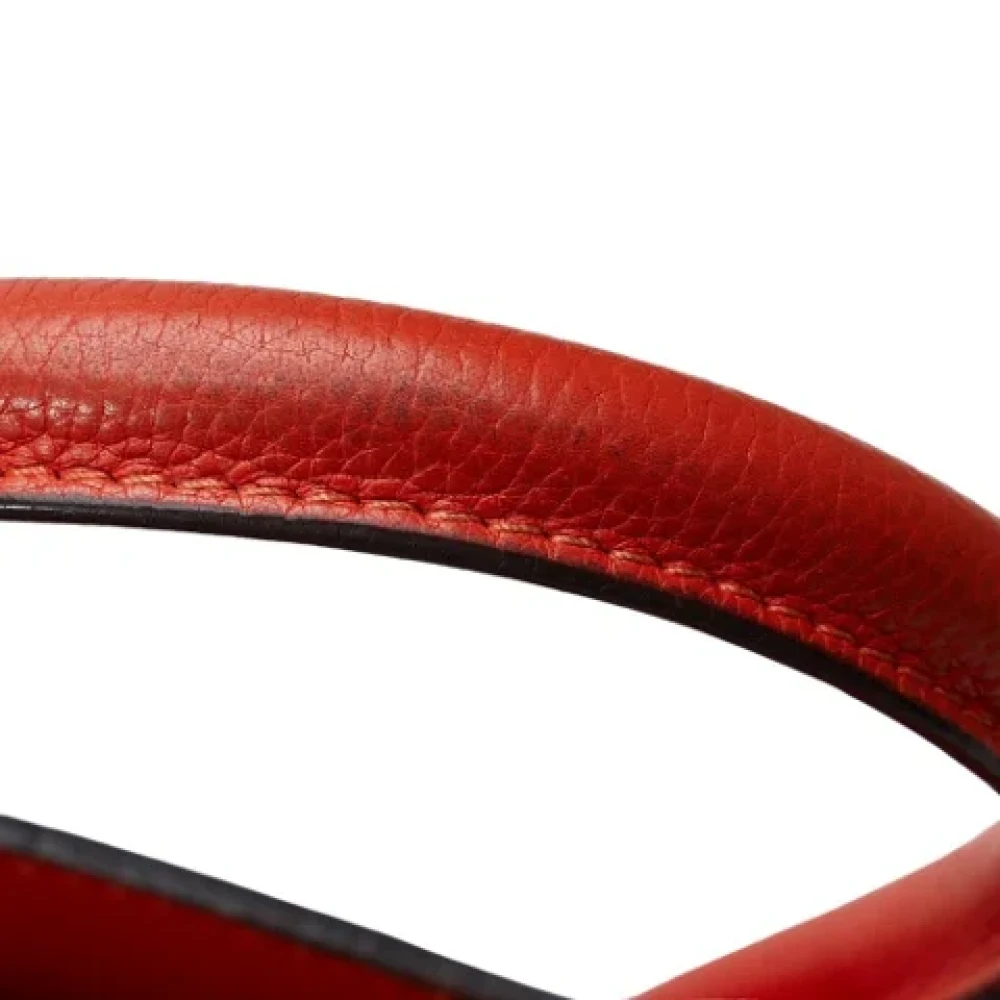 Celine Vintage Pre-owned Leather celine-bags Orange Dames