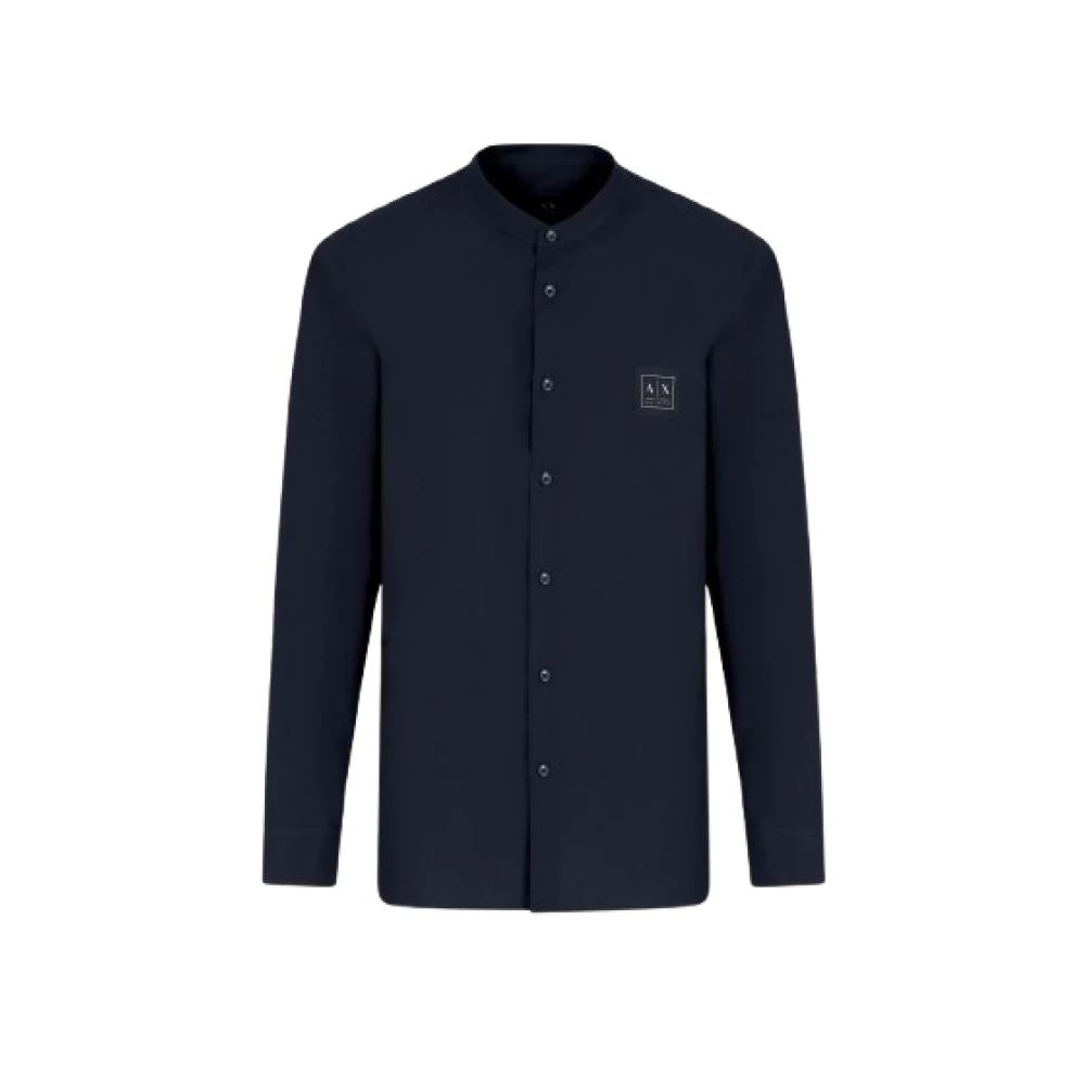 Armani Exchange Uomo Blu Magliette, L, New,