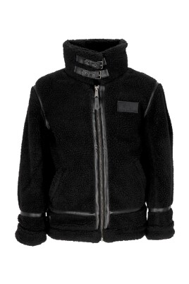 black-teddy-sherpa-jacket-with-high-collar