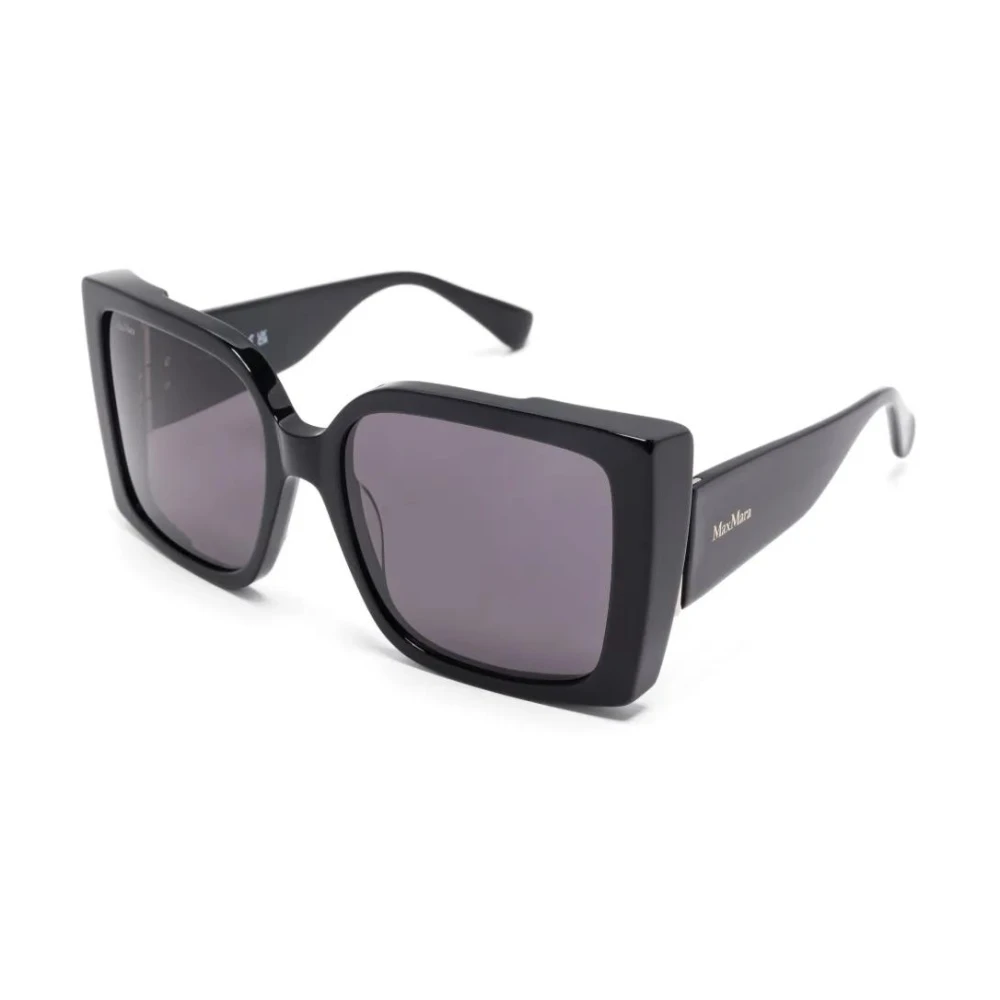 Max Mara Women's Black Sunglasses, 56 Mm, Hinge Sunglasses