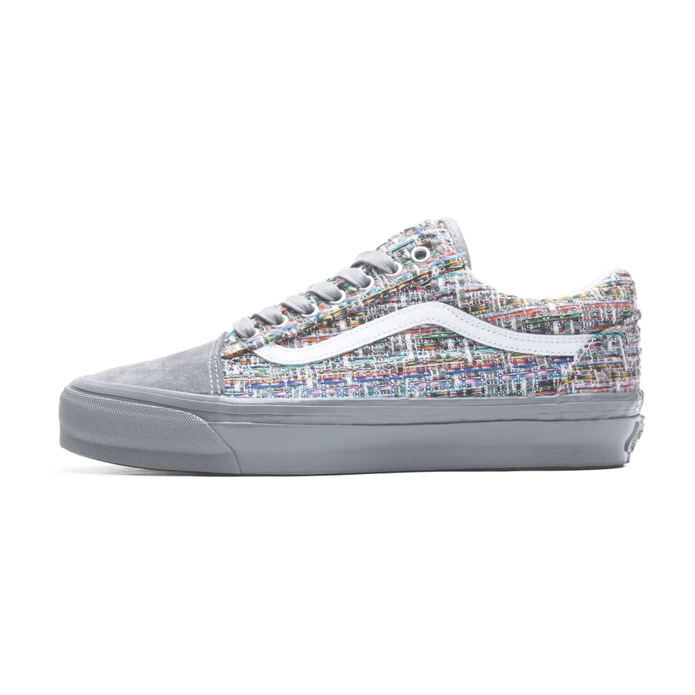 Vans Men's Gray Sneakers, 7 Uk, Lx Old Skool Tweed