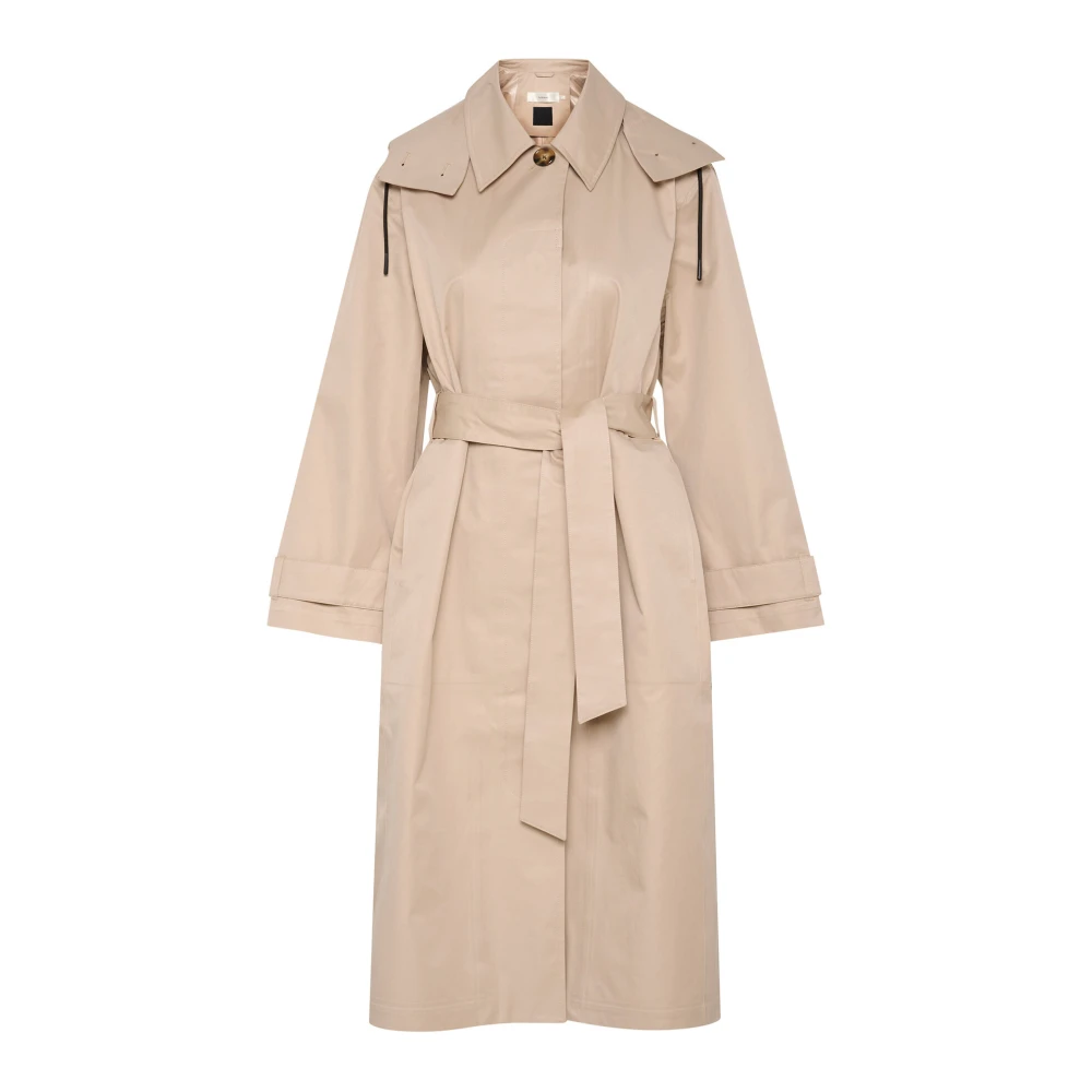 InWear Waterdichte Trenchcoat Sandstone Beige Dames
