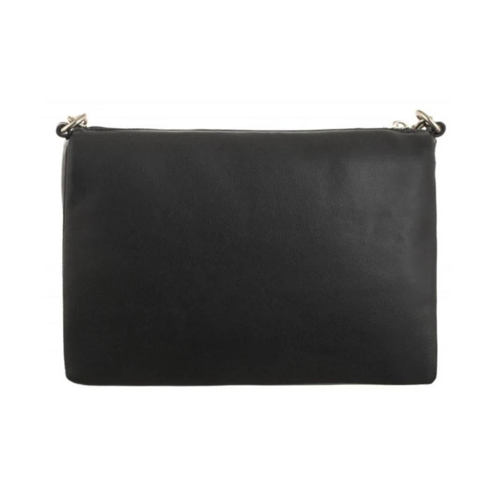 Calvin Klein Zwarte Micro Mono Chain Camera Tas Black Dames