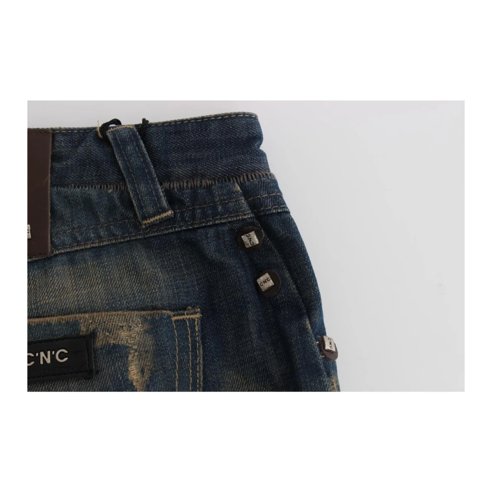 Costume National Slim-fit Jeans Blue Dames