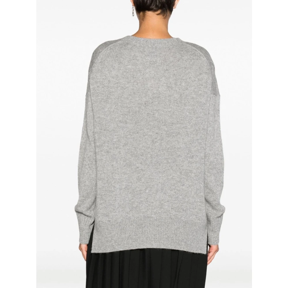 allude Grijze Sweatshirts voor Dames Aw23 Gray Dames