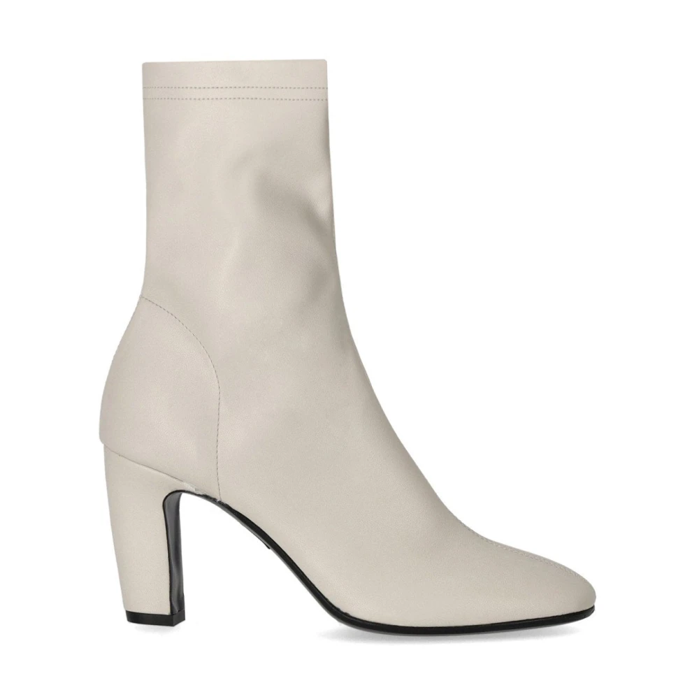 Strategia Women's White Heeled Ankle Boot