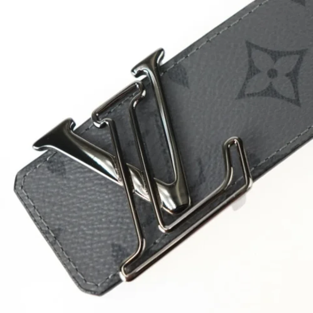 Louis Vuitton Vintage Pre-owned Leather belts Black Dames