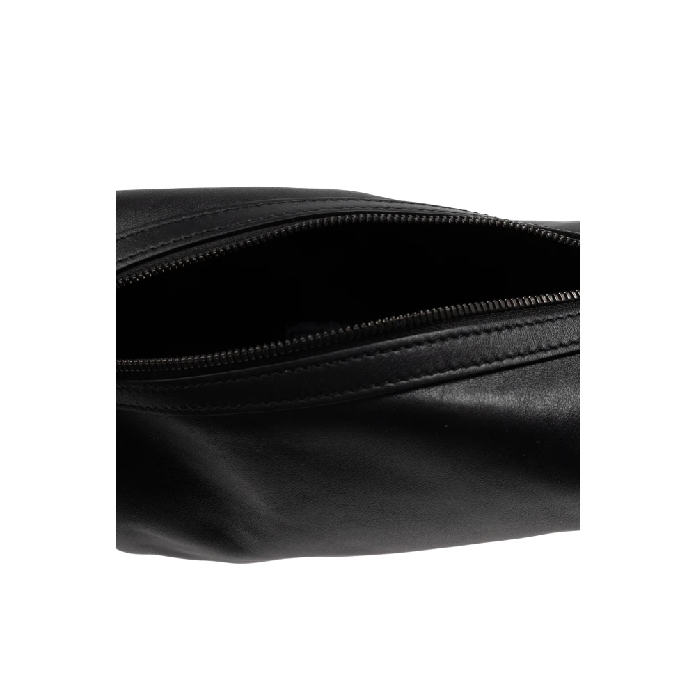 Yohji Yamamoto Leren tas Black Unisex