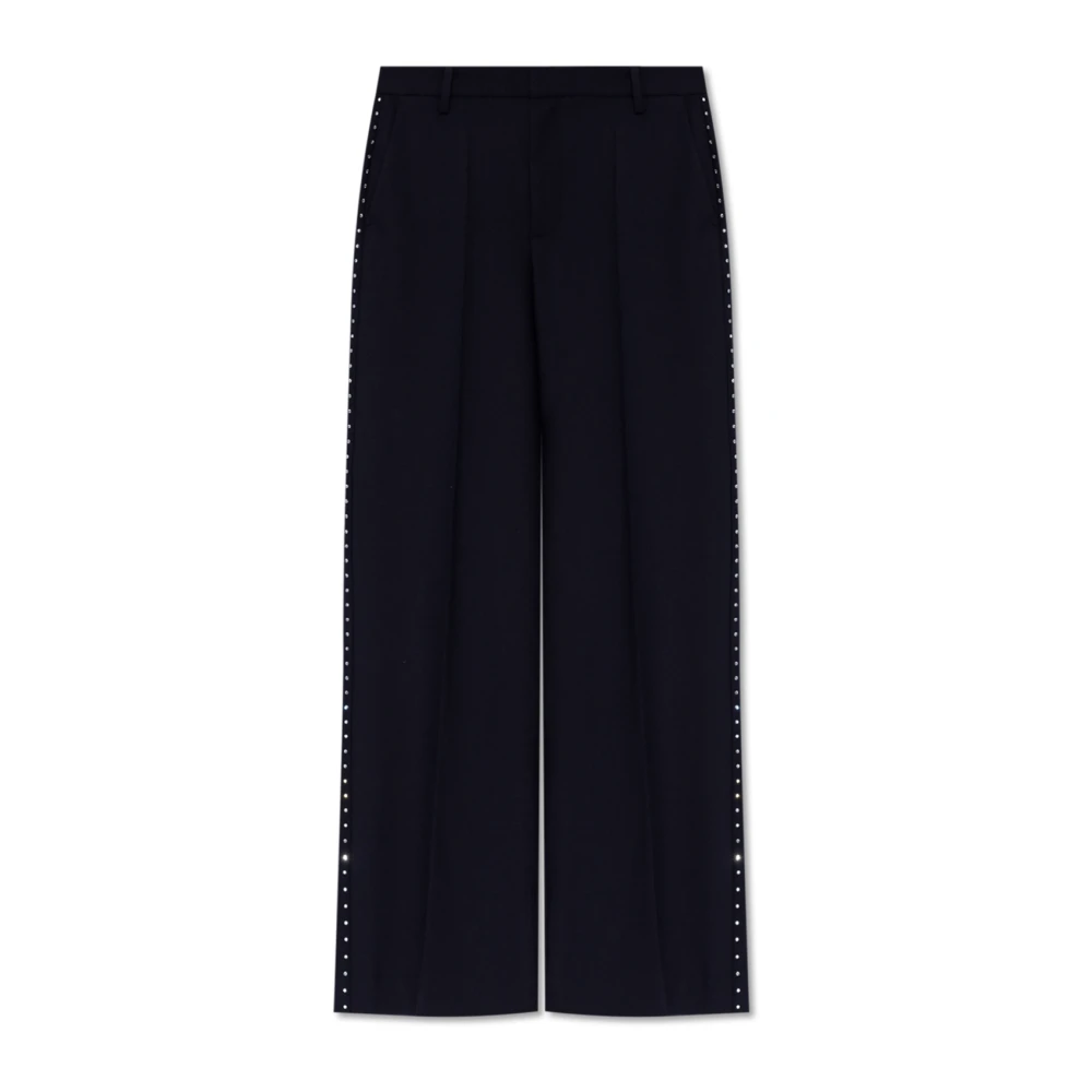 Zadig & Voltaire Women's Blue Trousers Panol - Wide Trousers - Xs - Trousers