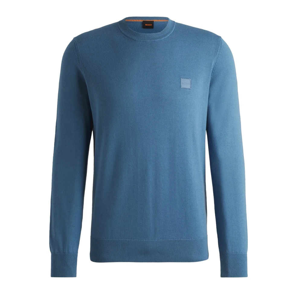 Hugo Boss Blauwe Trui Stijlvol Casual Mode Blue Heren