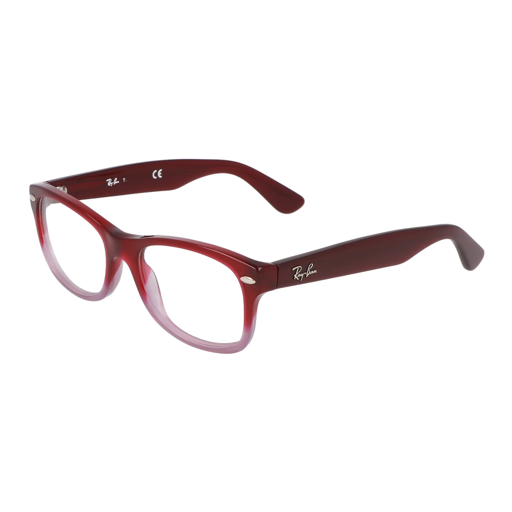 Ray-Ban Vierkante montuur bril Red Unisex
