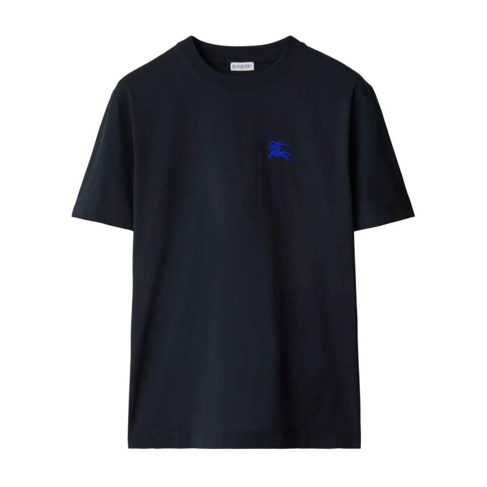 Burberry Equestrian Knight Broderad T-shirt Blue, Herr