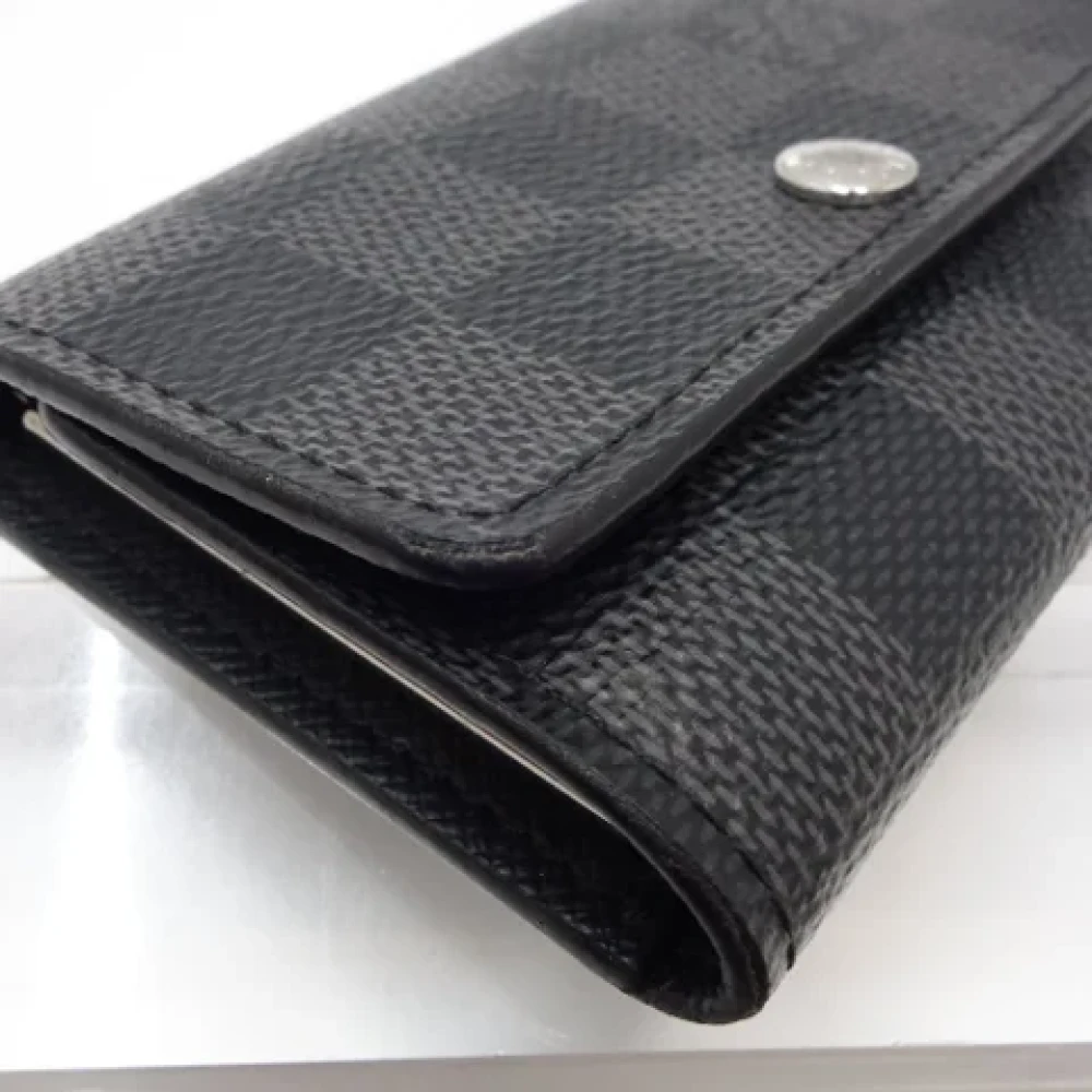 Louis Vuitton Vintage Pre-owned Canvas key-holders Gray Dames