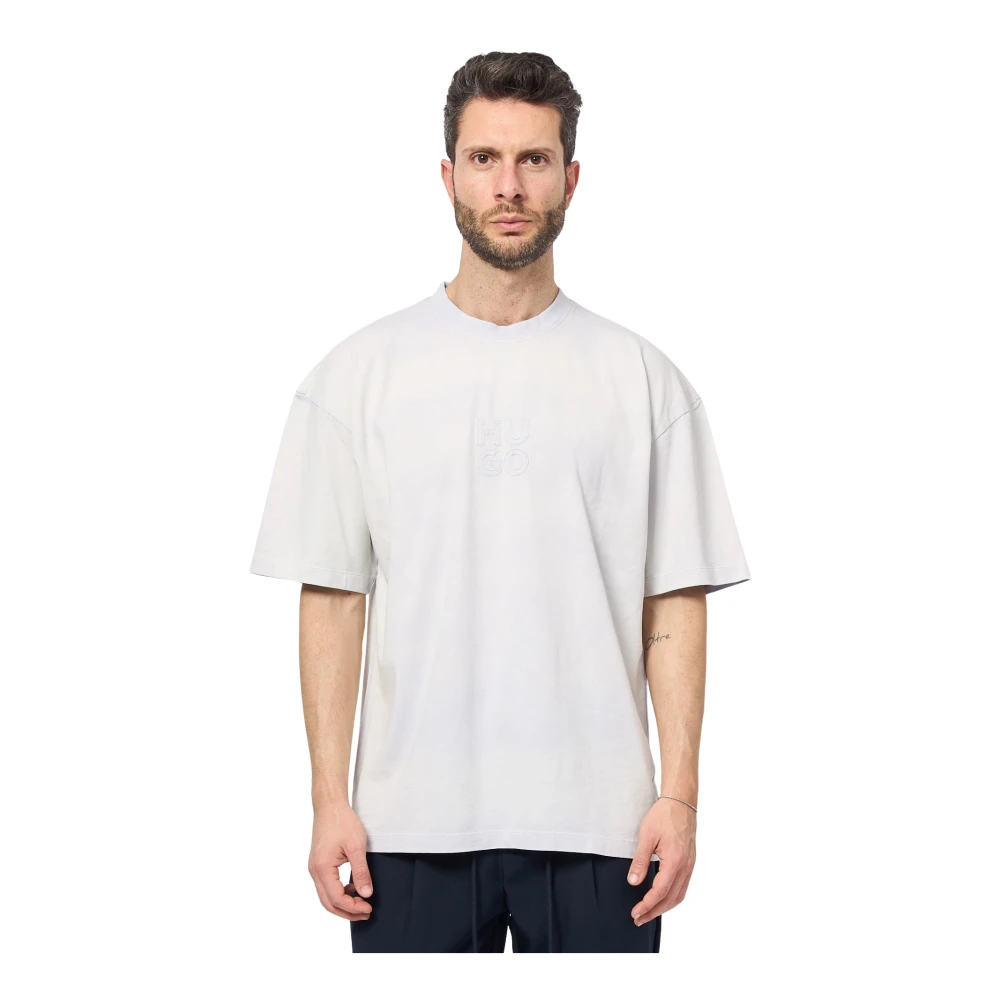 Hugo - Tops > T-Shirts - Gray - Hugo - Modalova