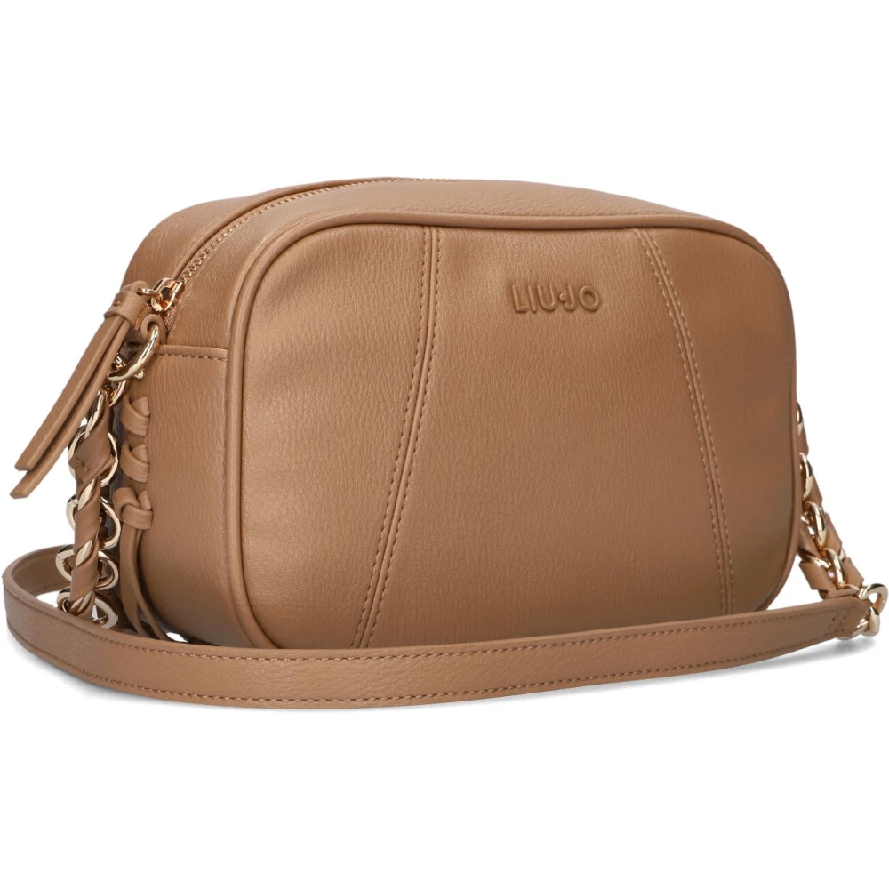 Liu Jo Beige Cross Over Schoudertas Brown Dames
