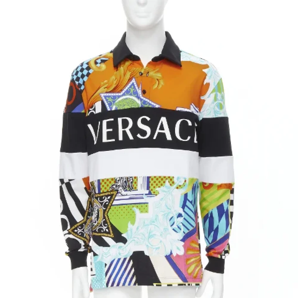 Versace Pre-owned Cotton tops Multicolor Dames